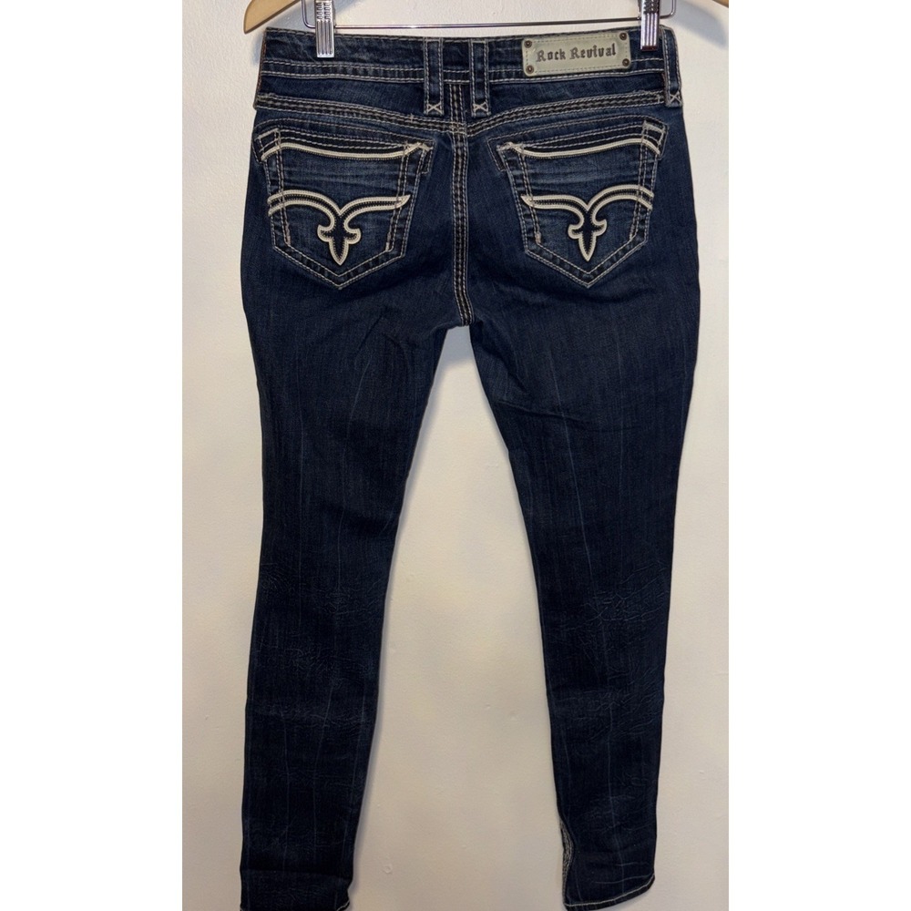Rock Revival Polly Ladies Skinny Stretch Jeans Size 28‎